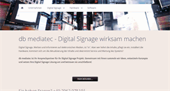 Desktop Screenshot of db-mediatec.de