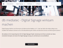 Tablet Screenshot of db-mediatec.de